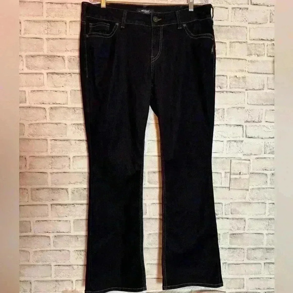 Silver 36w/31 L jeans excellent like‎ new dark blue stretch comfortable fit - Picture 5 of 6